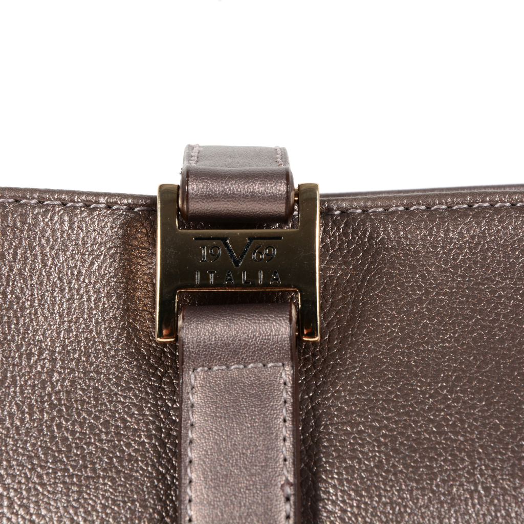 V 1969 Italia Womens Handbag Gold PORTO