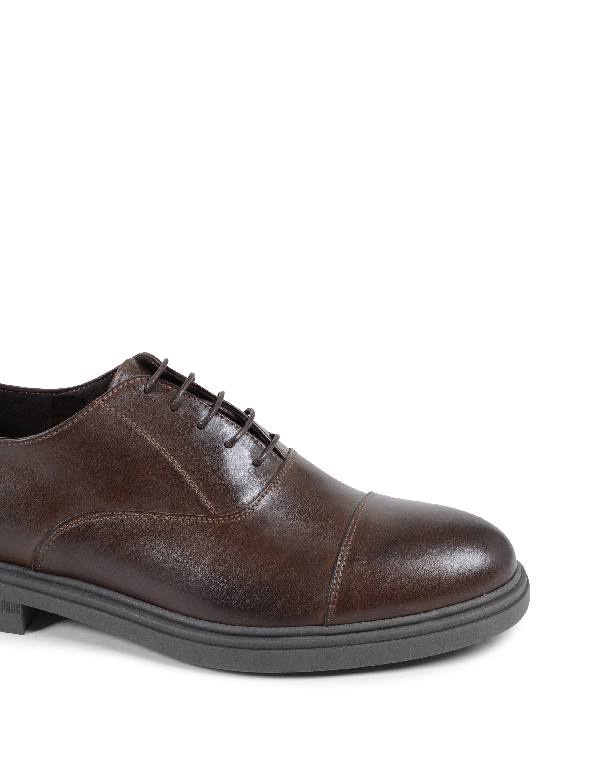 19V69 Italia Zapato clásico para hombre marrón 913L P VITELLO T. MORO