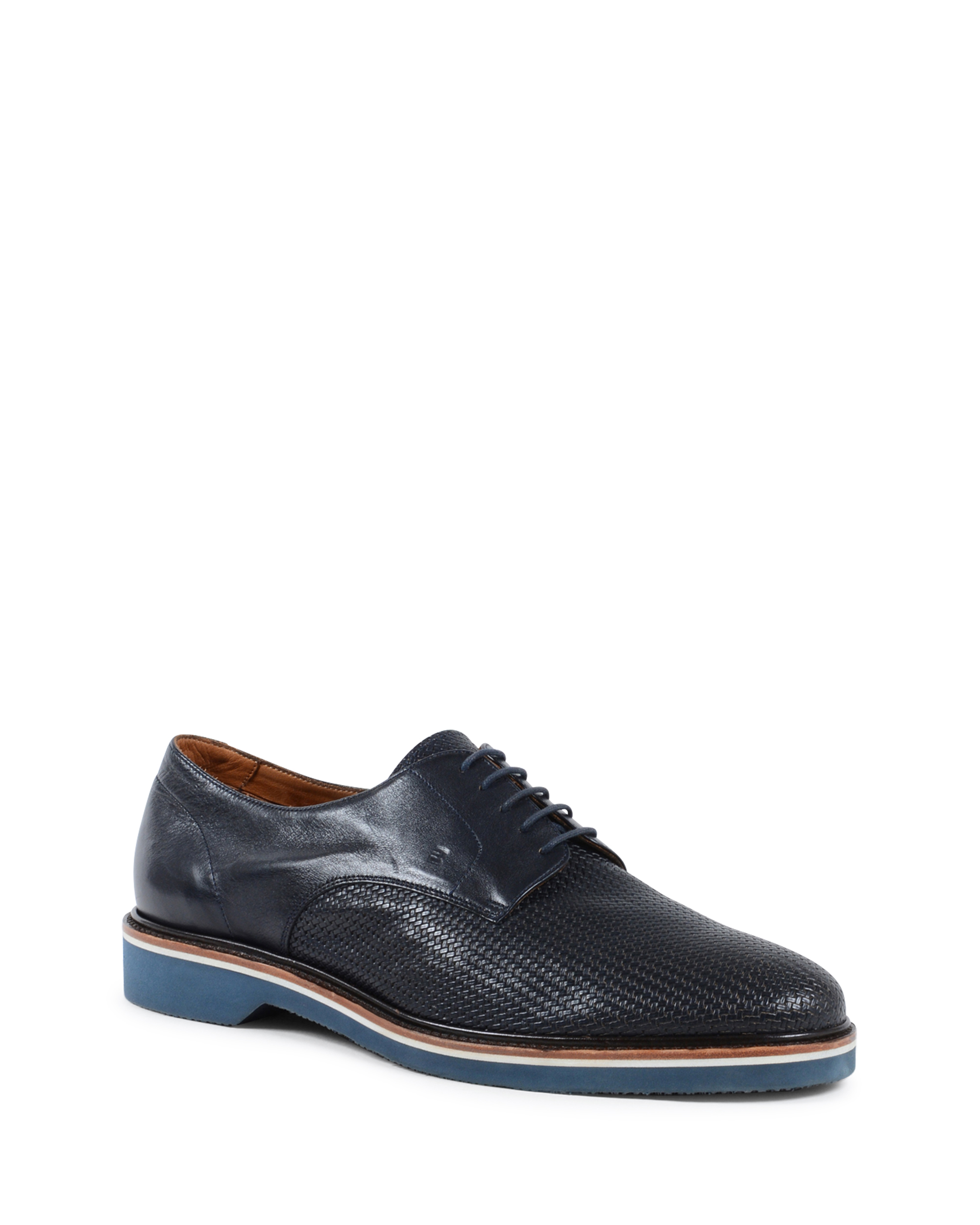 Fratelli Rossetti Mens Lace Up Shoe Navy Blue 45575 WEB SOFT VINTAG BLU