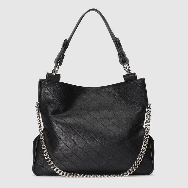 Bolso de mano de cuero Blondie