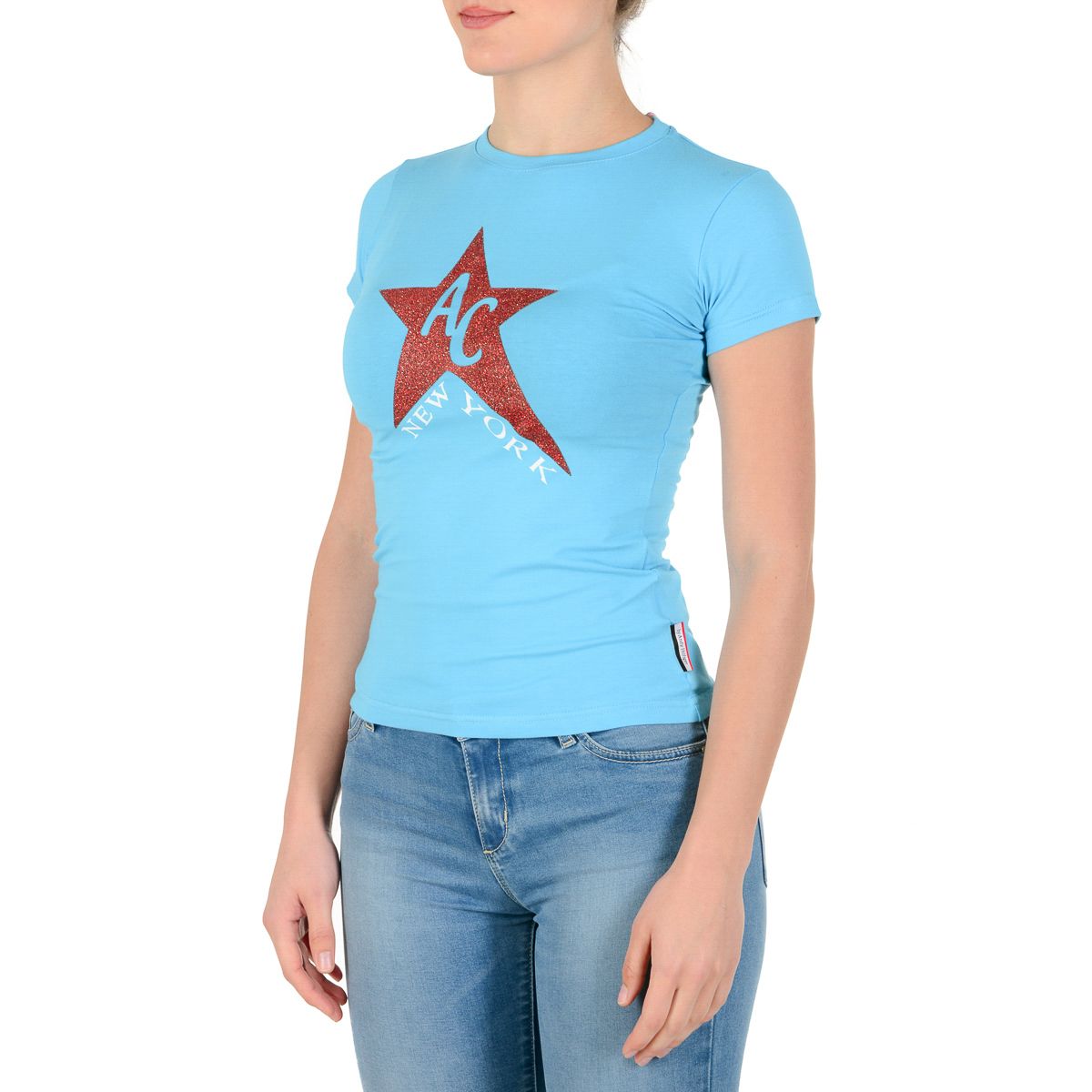 Camiseta para mujer Andrew Charles By Andy Hilfiger TS501 03 1002 TARANA AZURE S8
