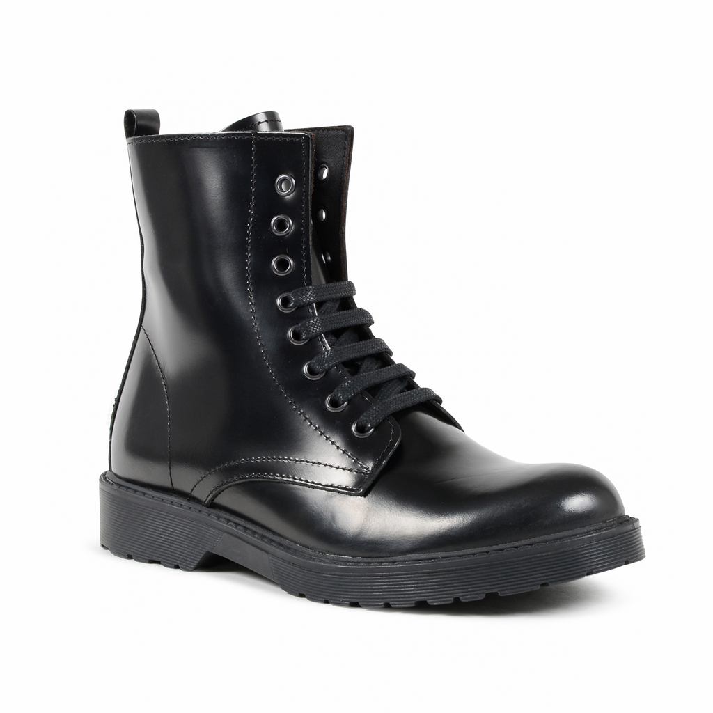 19V69 Italia Botines para mujer Negro 014 ABRASIVATO NERO