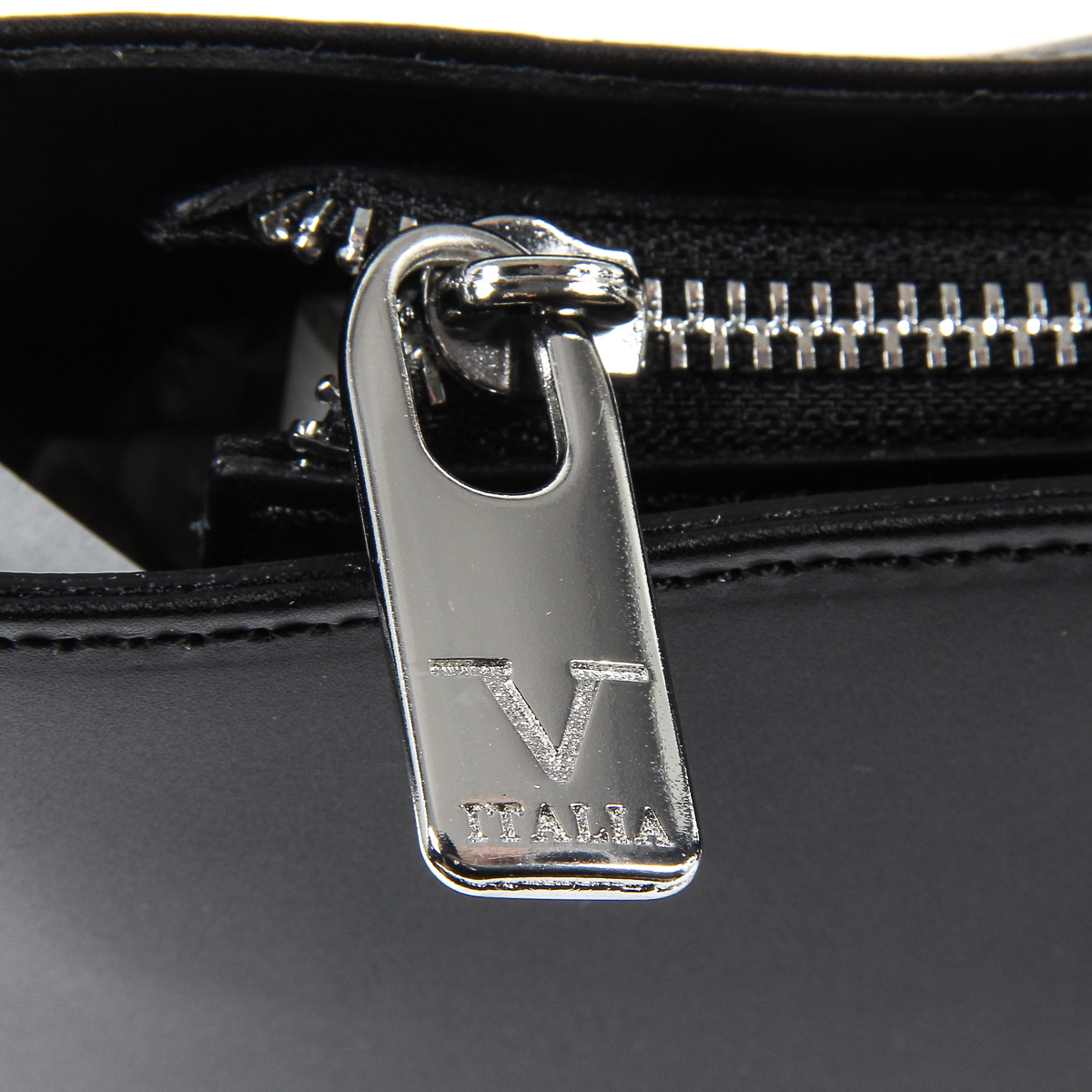 Bolso de mano para mujer V 1969 Italia V009-S RUGA NERO