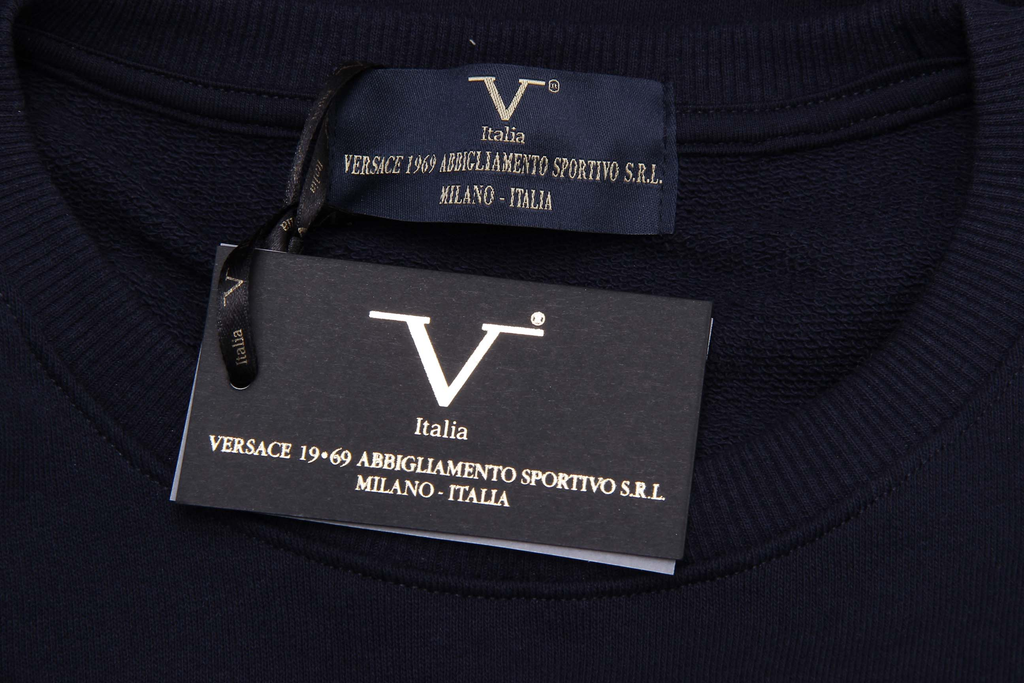 Suéter V 1969 Italia para hombre ART. 4469 AZUL OSCURO