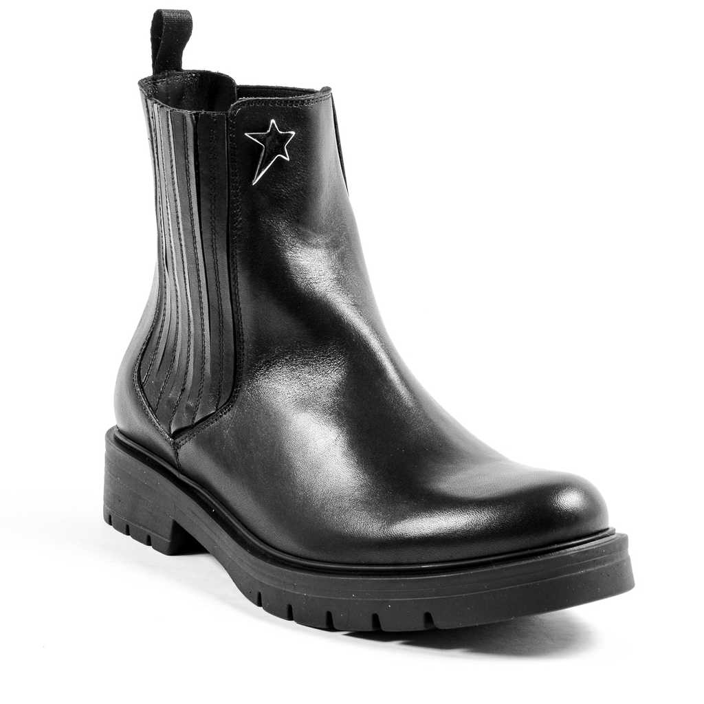 Andrew Charles Womens Ankle Boot Black HAYLEY