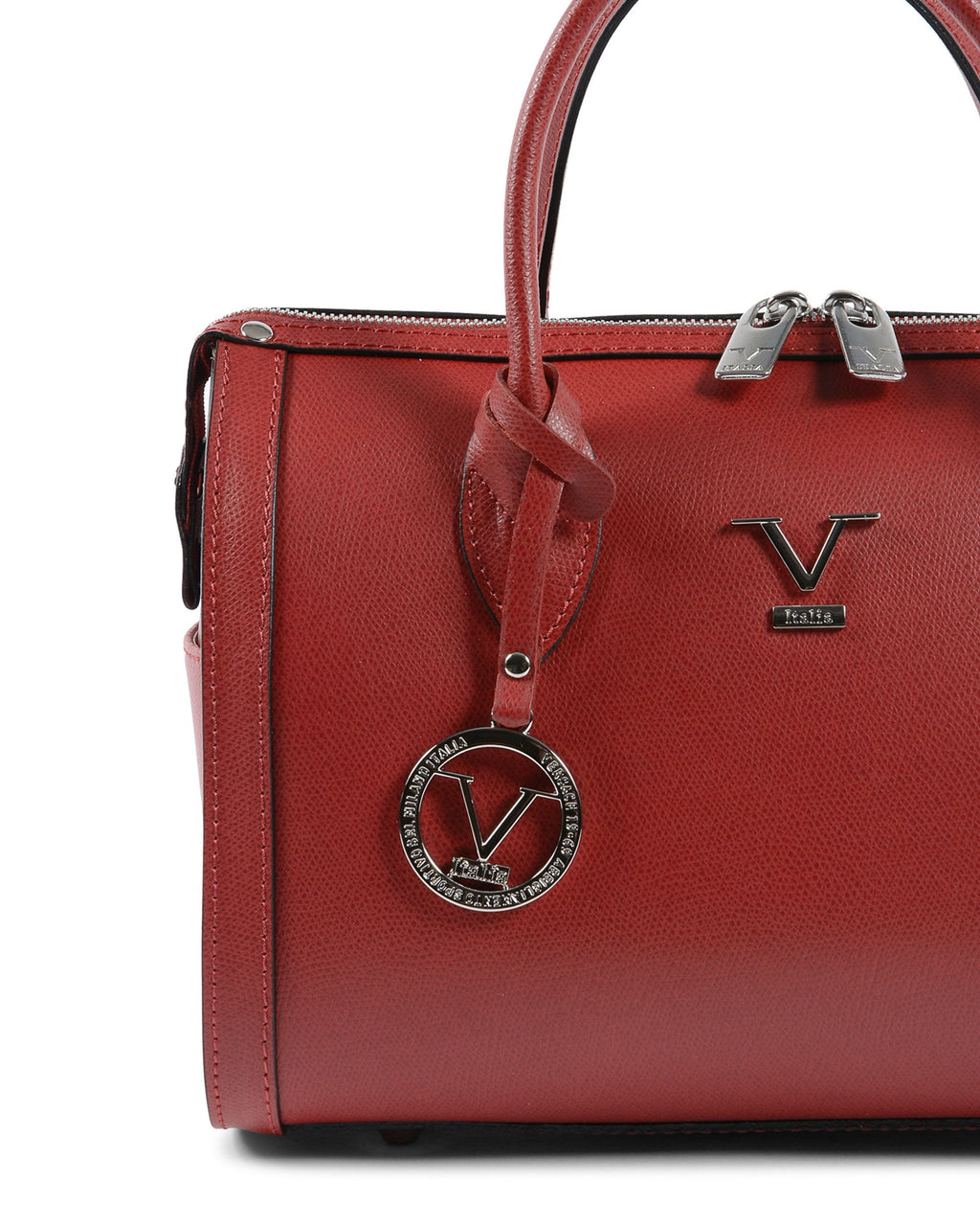 V Italia Womens Handbag Bordeaux V014-S PALMELLATO BORDEAUX