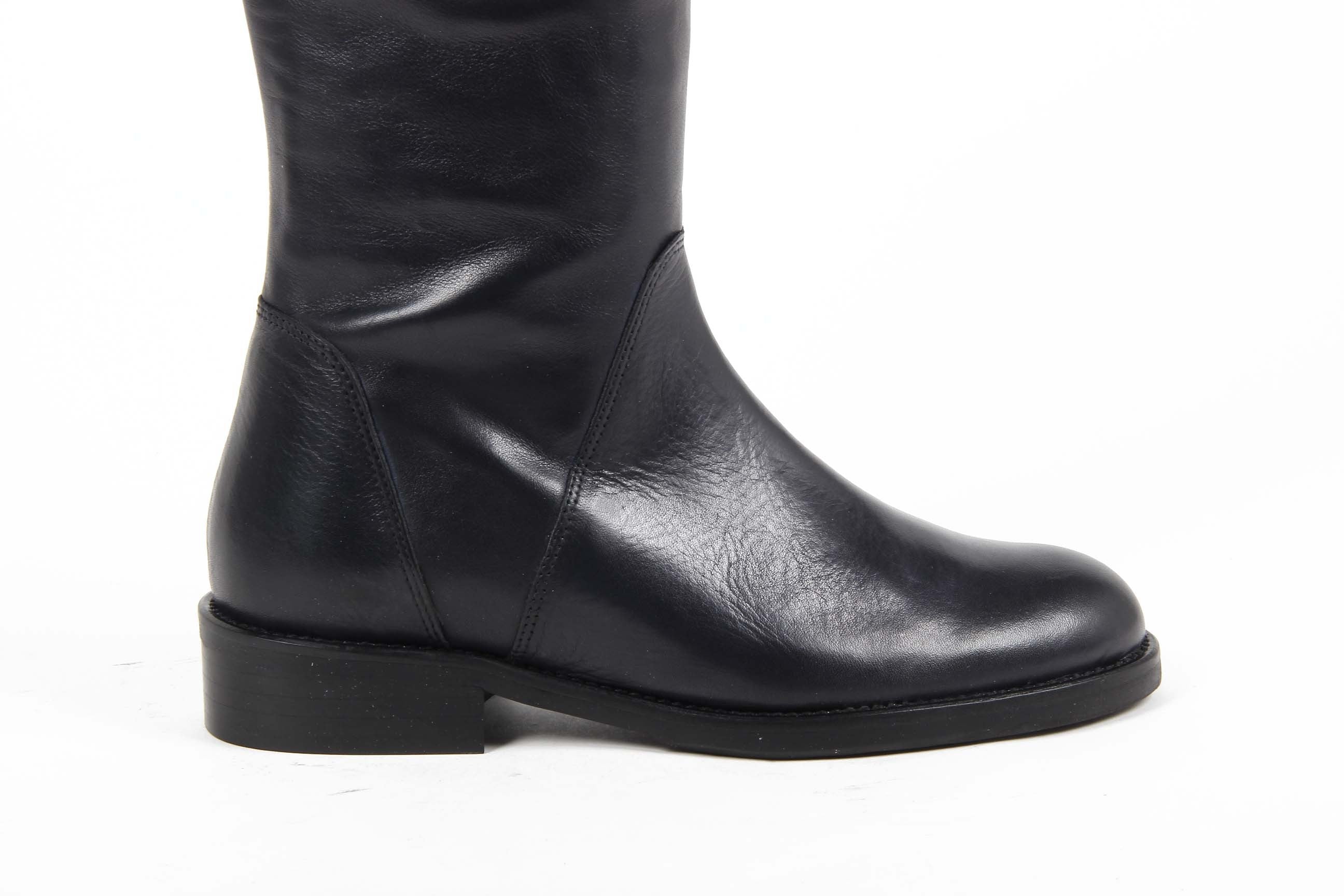 V 1969 Italia Bota alta para mujer S08 VITELLO BLU