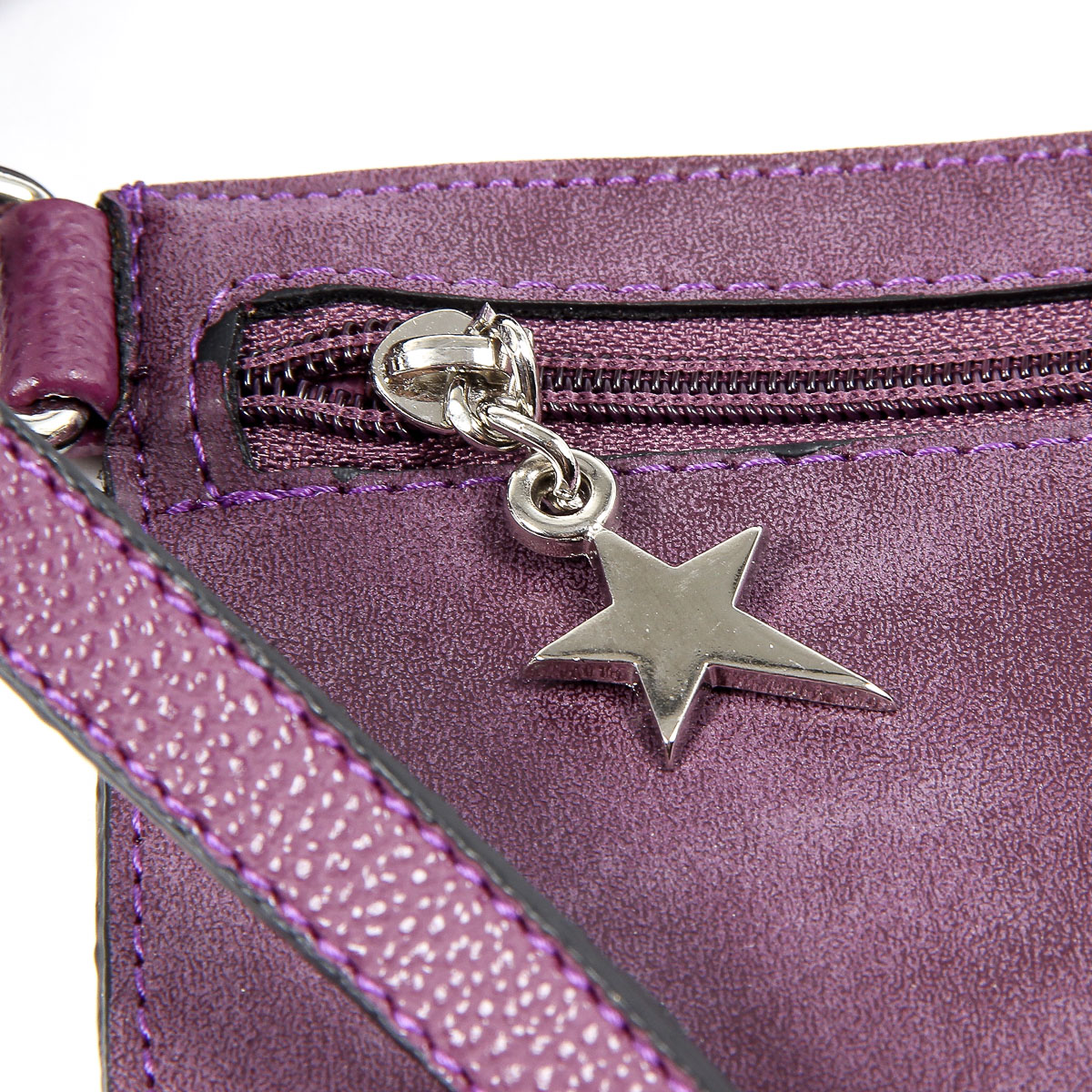 Andrew Charles Womens Handbag Purple SERINA