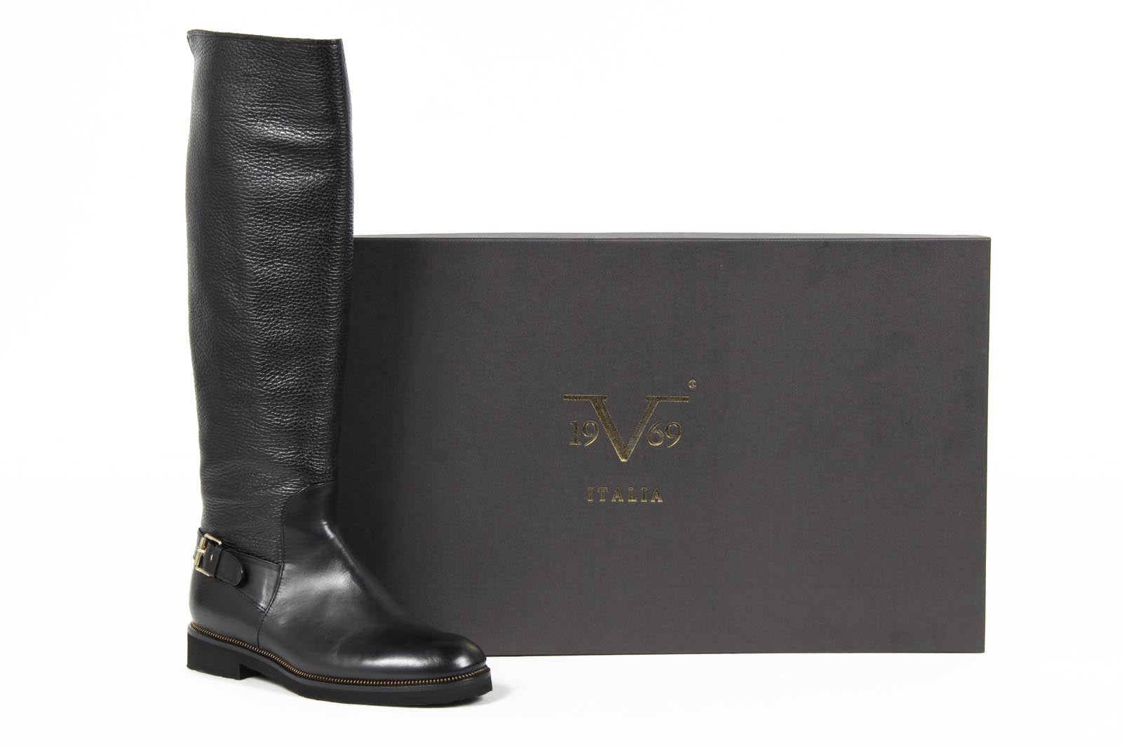 V 1969 Italia Botas de mujer B1491 CERVO NERO