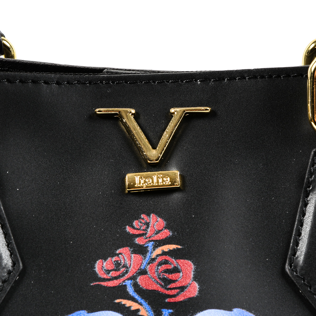 V 1969 Italia Womens Handbag Black CRETA