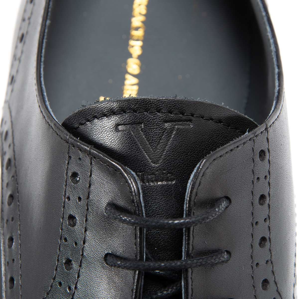 V 1969 Italia - Zapato brogue para hombre, color negro, VERNON