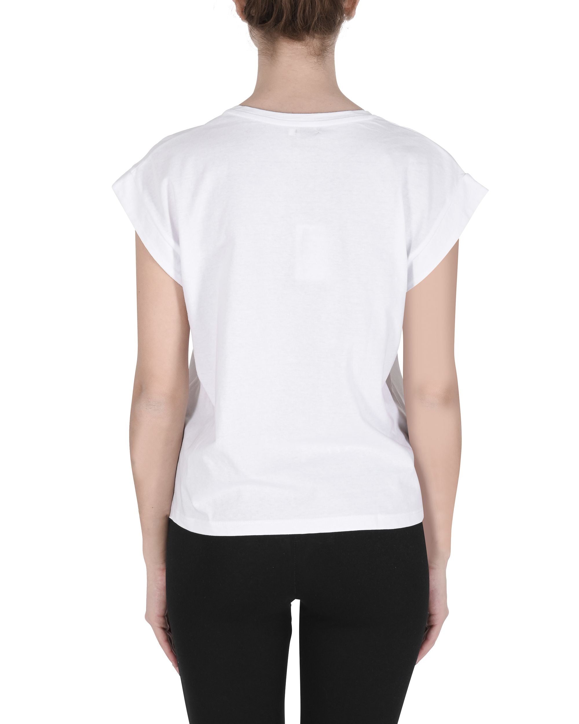 Camiseta de mujer 19V69 Italia SIA BLANCA