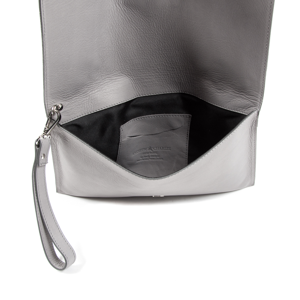 Bolso de mano Andrew Charles para mujer, gris, CORY