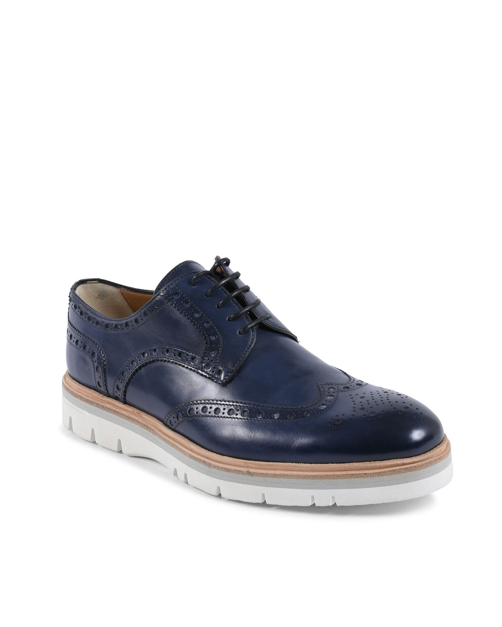 Zapatos brogue para hombre Dee Ocleppo EB131 VIT BLU SC LUC GALLO