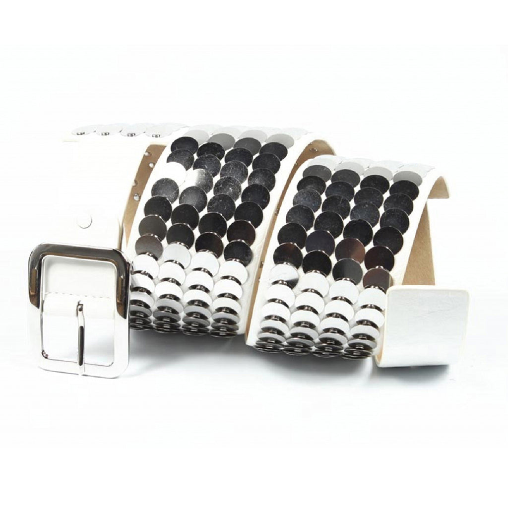 Cinturón de mujer Cafenoir AJ01R 369 BLANCO