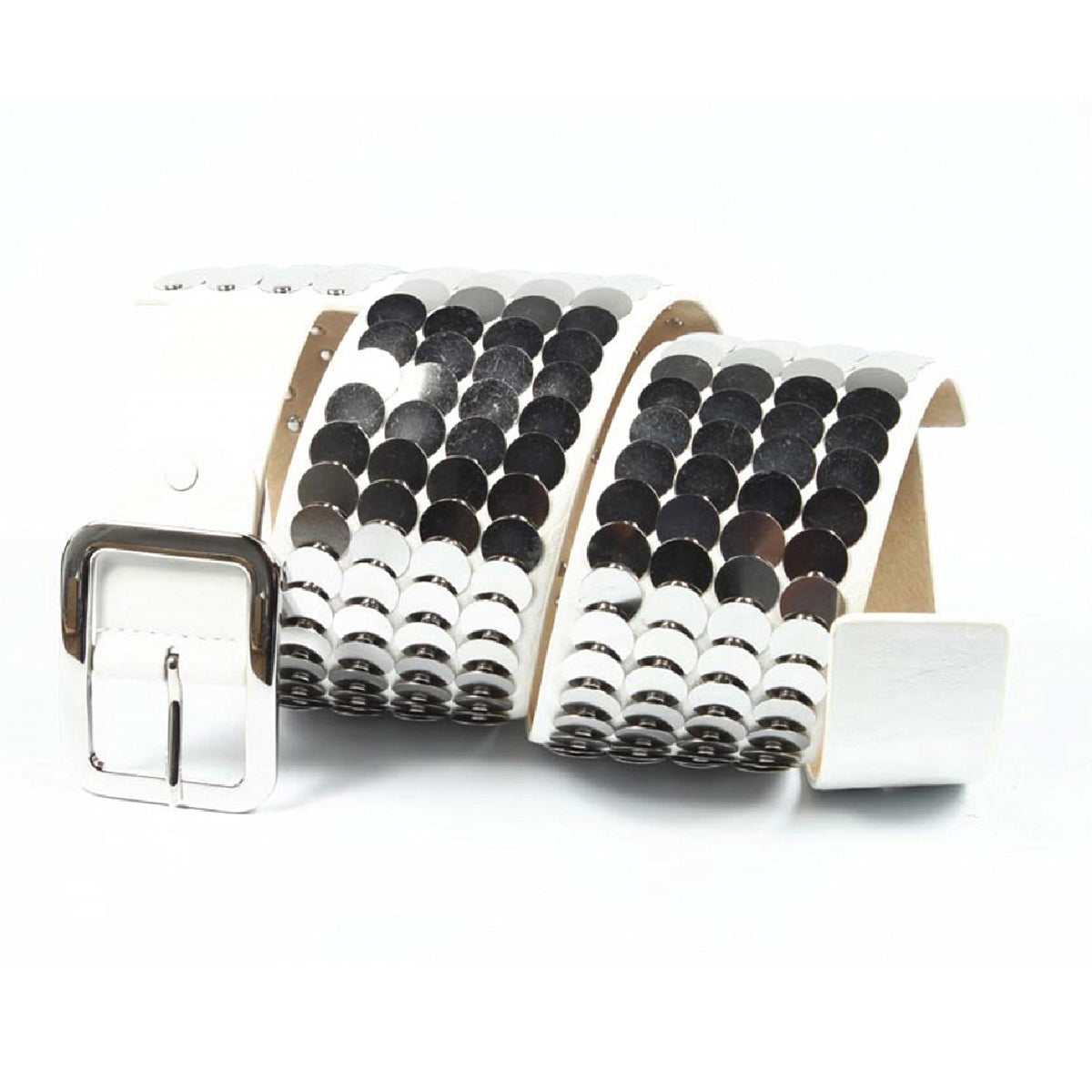 Cinturón de mujer Cafenoir AJ01R 369 BLANCO
