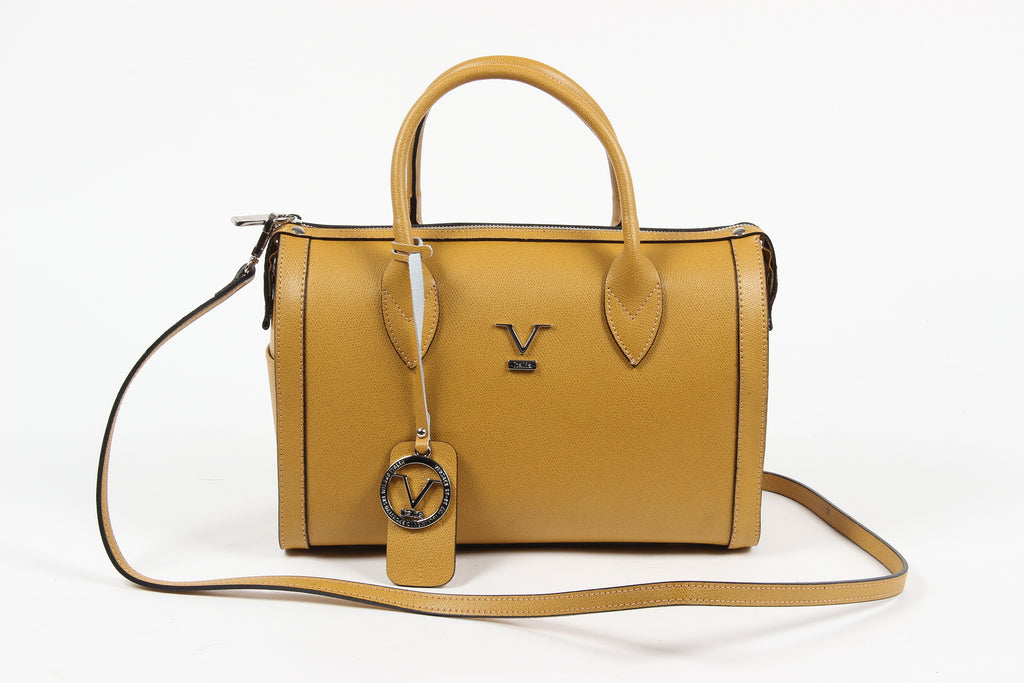 Bolso de mano para mujer V 1969 Italia V014 S MOSTAZA