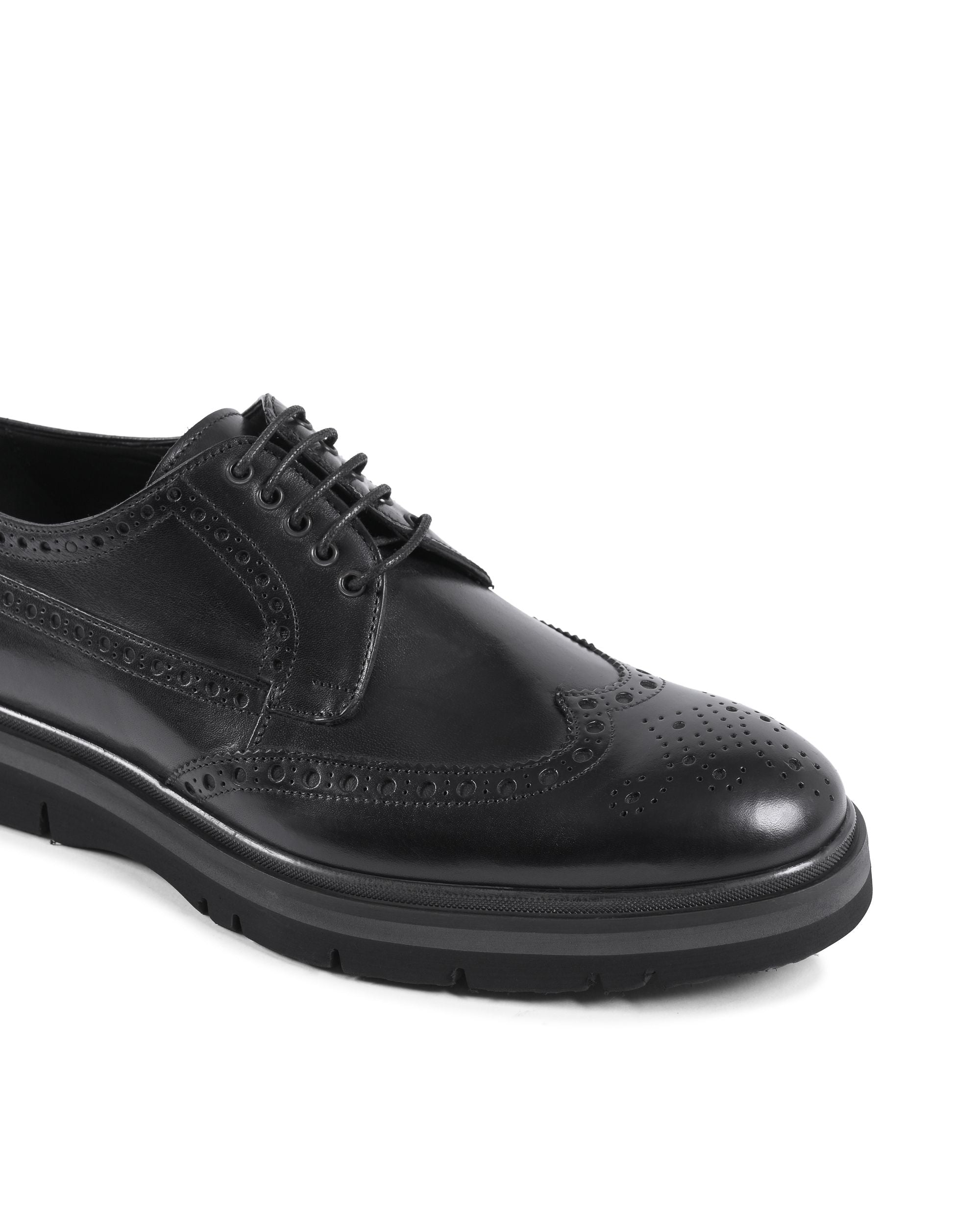Dee Ocleppo Zapatos brogue para hombre EB138 VITELLO NERO
