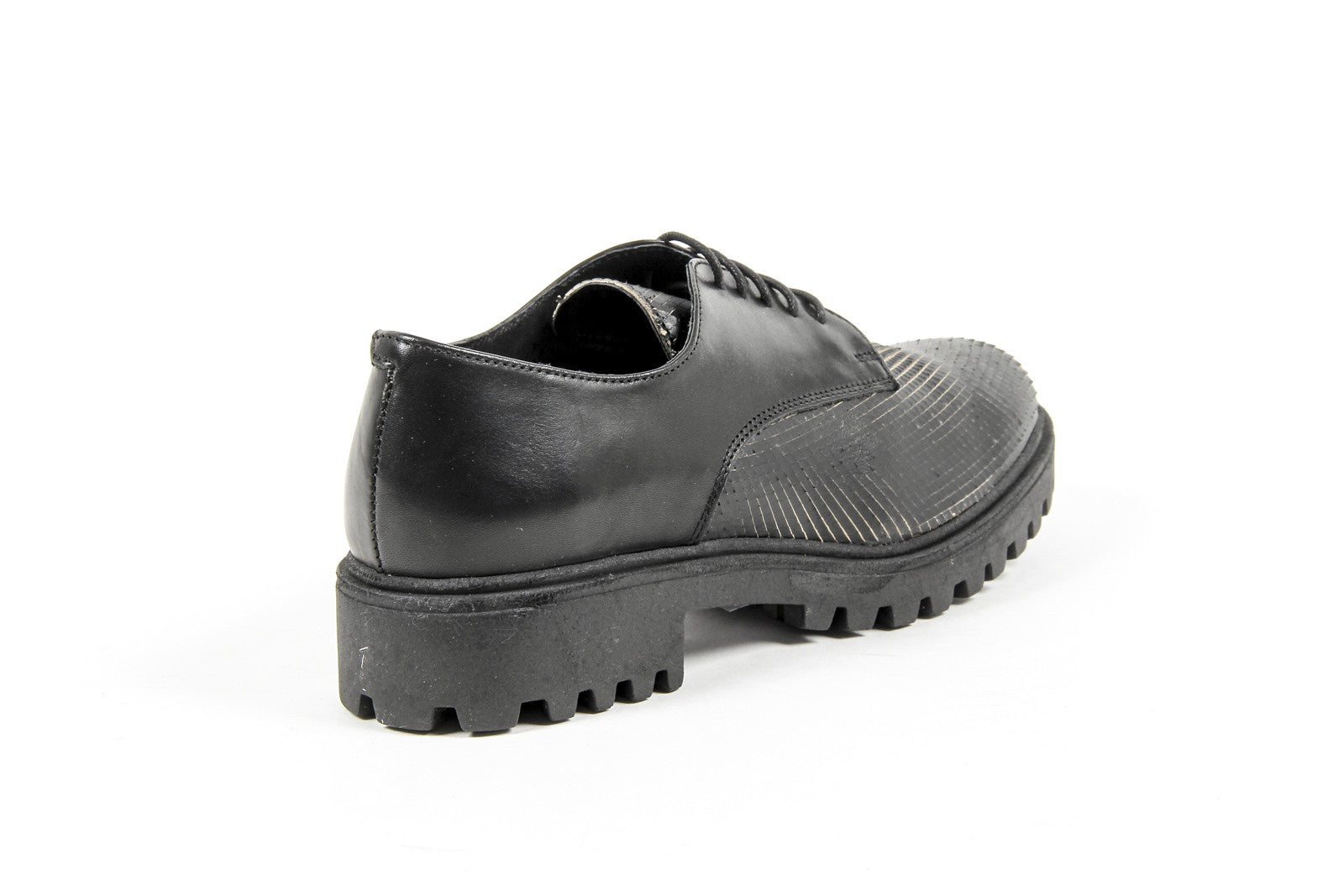 Zapatos con cordones para mujer V 1969 Italia C01 VITELLO NERO