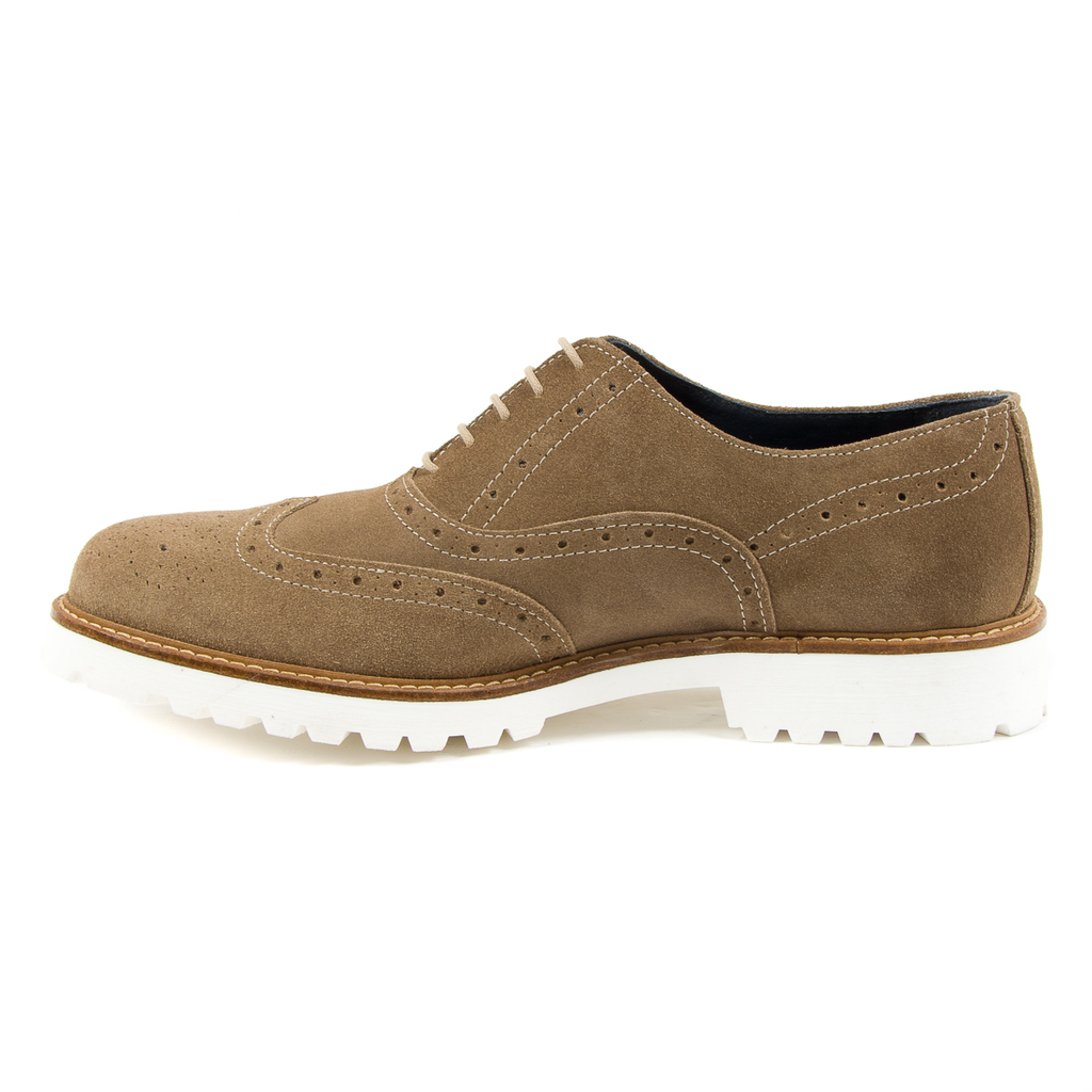 Andrew Charles - Zapatos brogue para hombre color topo LUIS
