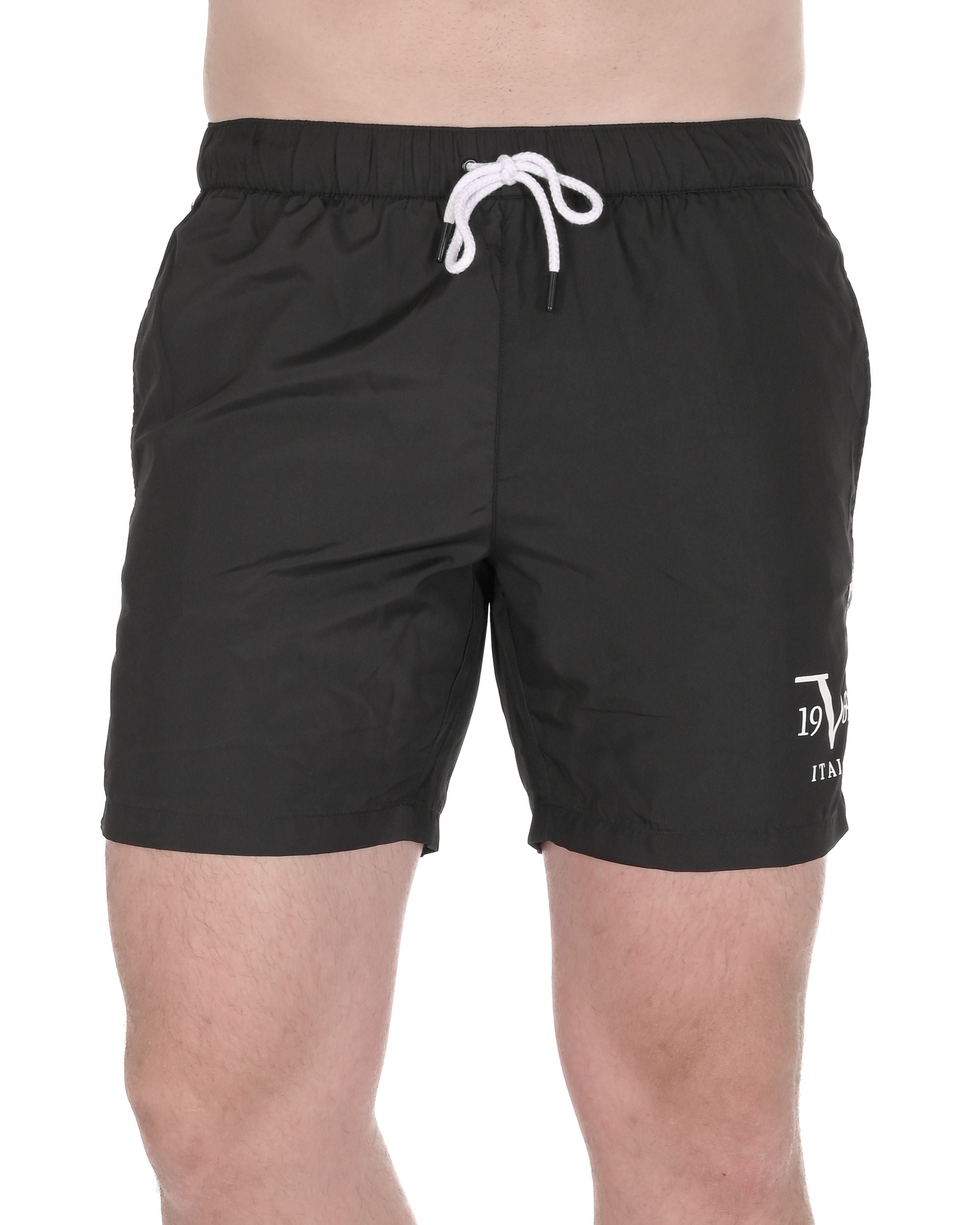 19V69 Italia Mens Swimwear Trunk VSC1MBM04 BLACK