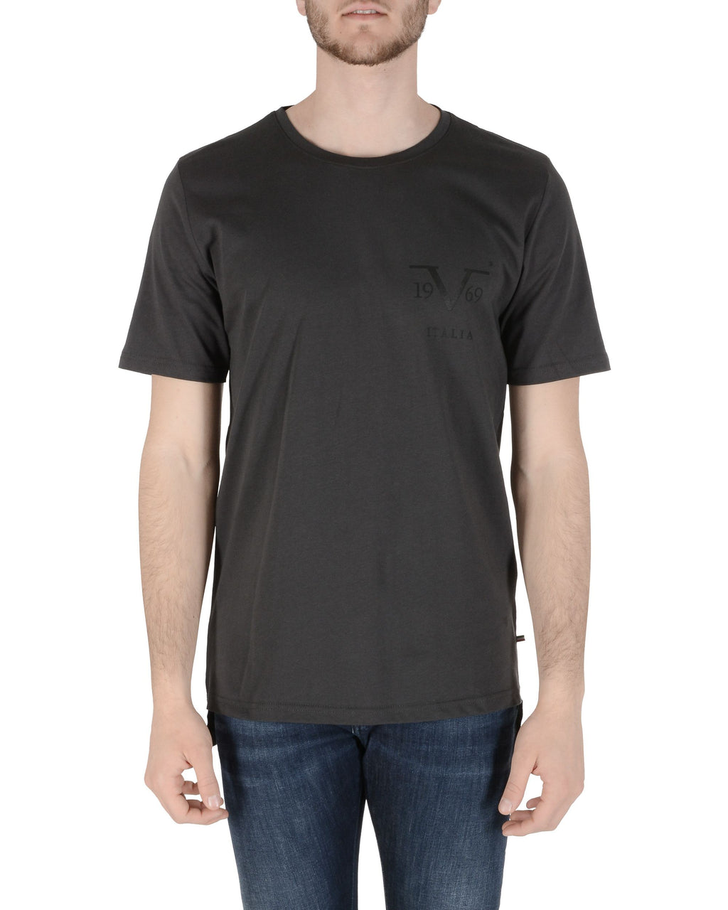 19V69 Italia Camiseta para hombre Gris oscuro PISTIKO GRIS OSCURO