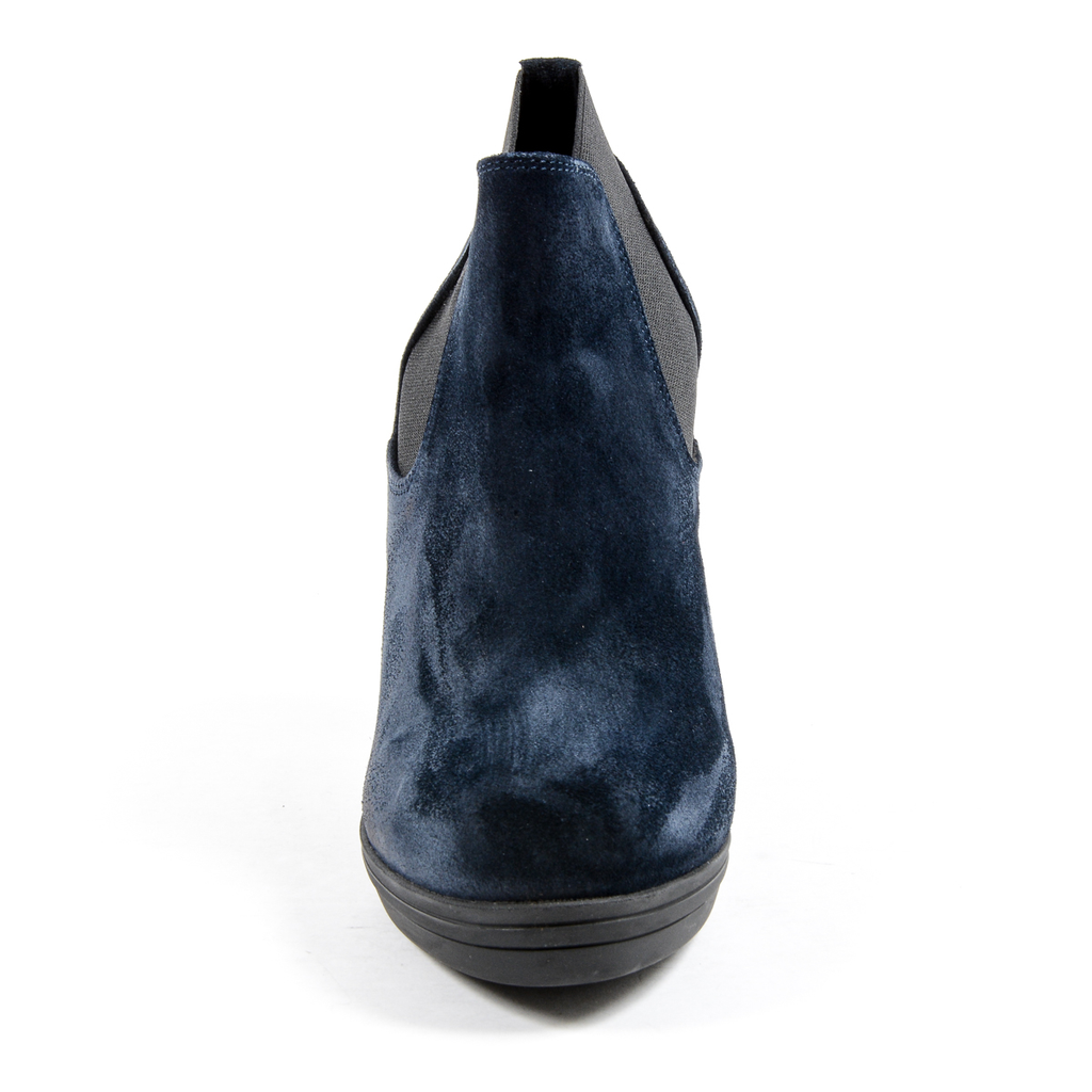 V 1969 Italia Botín de tacón para mujer Azul GRACY