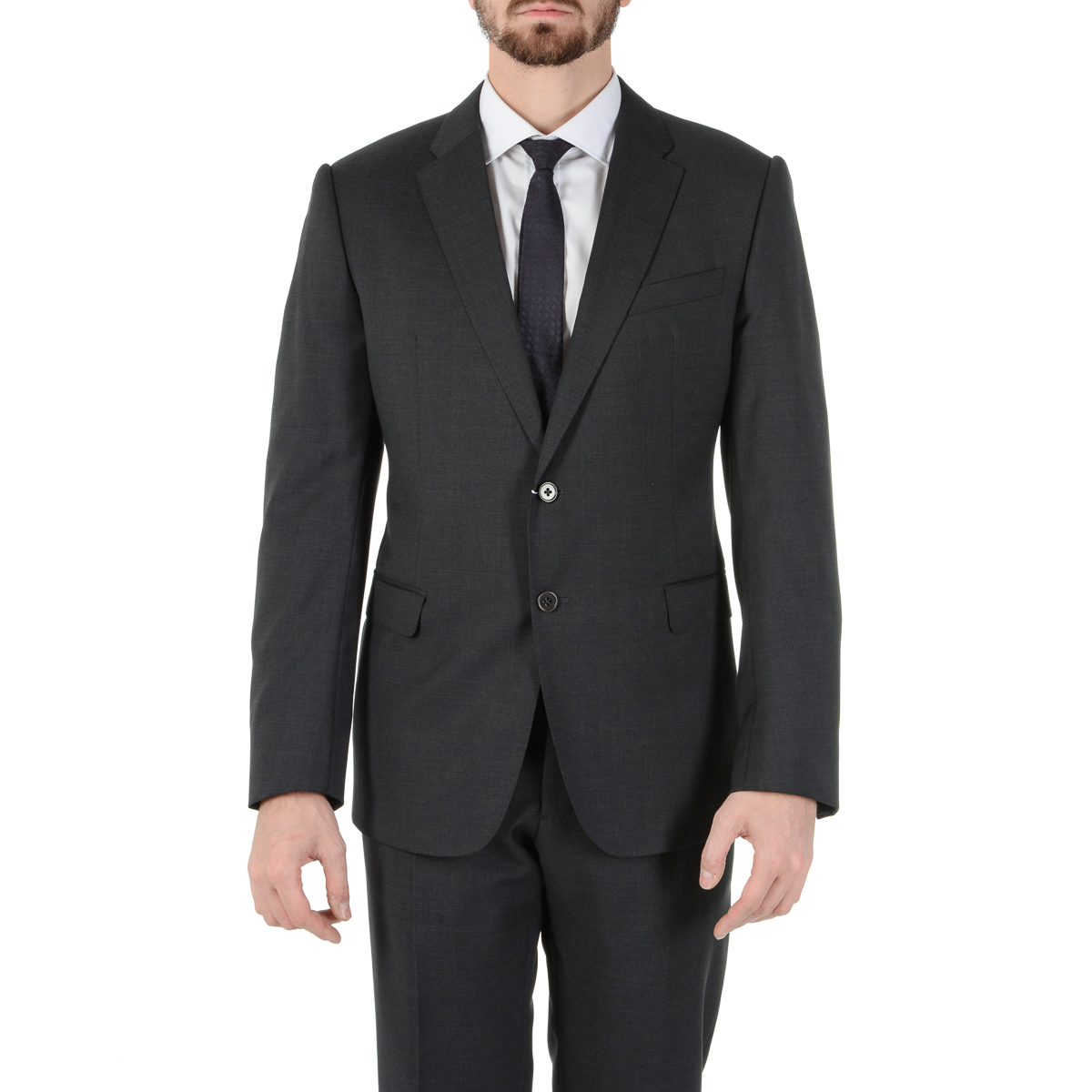 Armani Collezioni Mens Suit Black