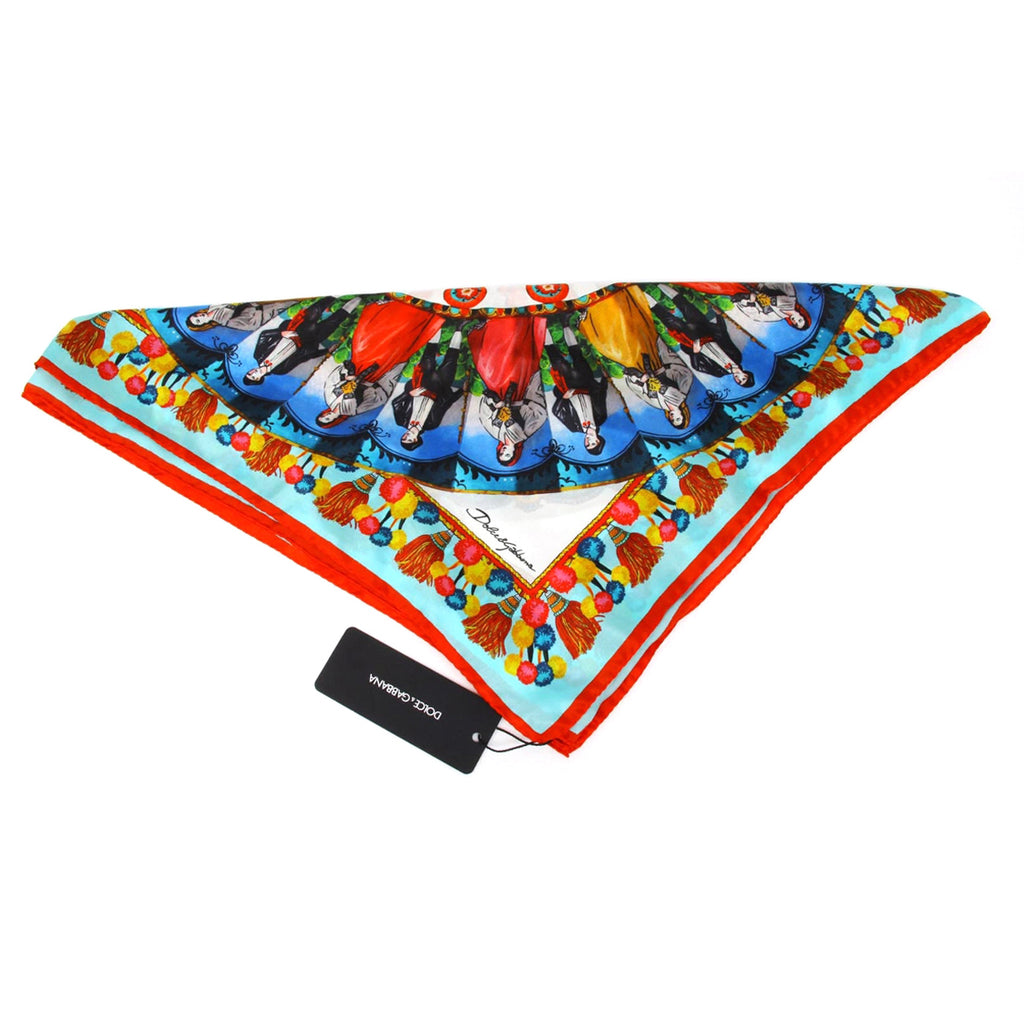Pañuelo de seda para mujer Dolce & Gabbana FN055R GD539 X0801