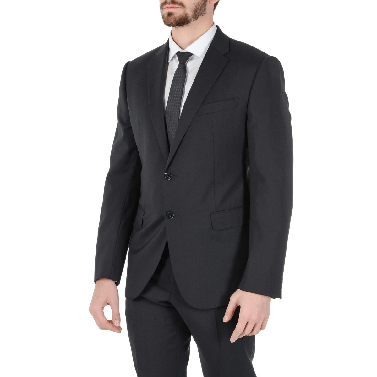 Armani Collezioni Mens Suit Black