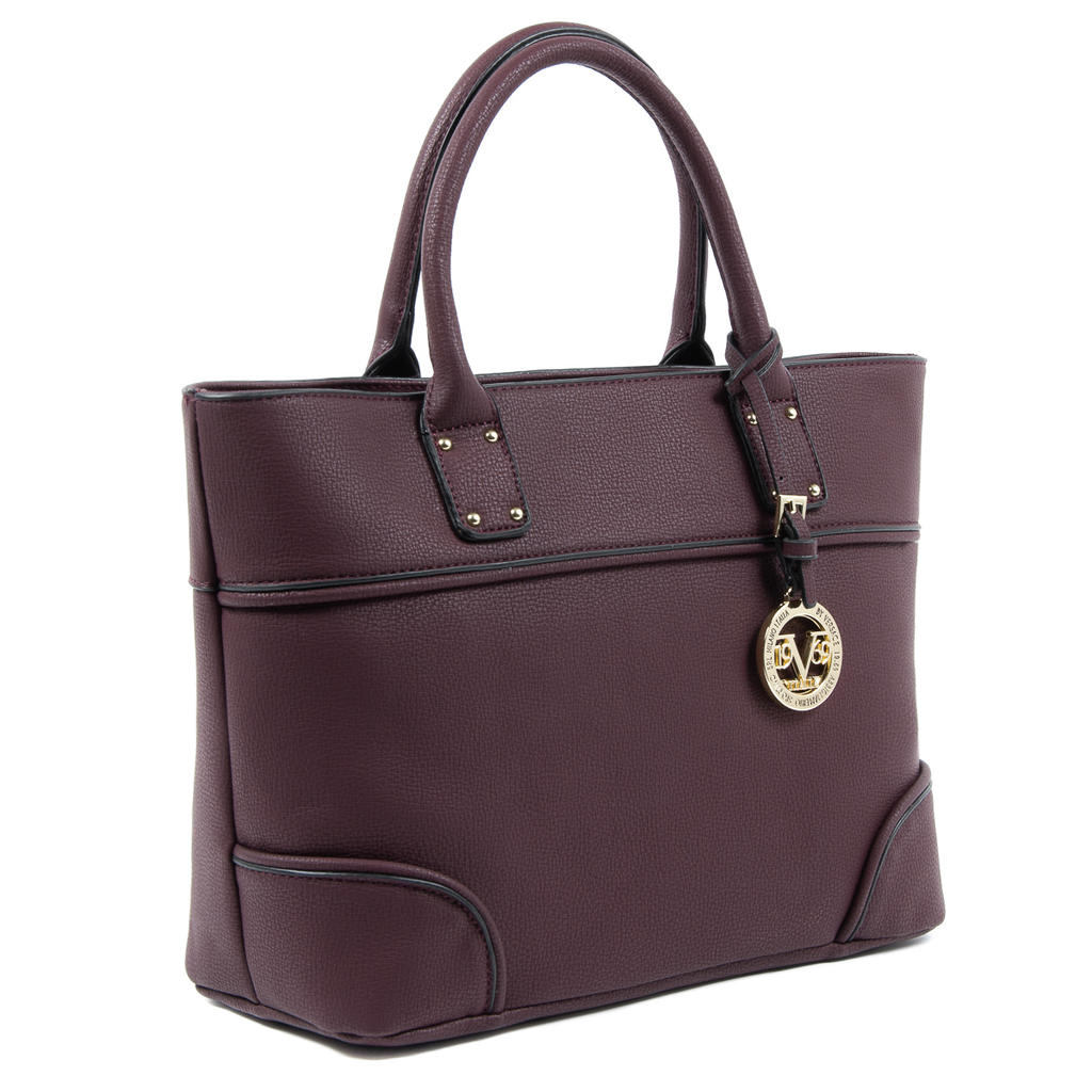 V 1969 Italia Bolso de mano para mujer Burdeos SOPHIA