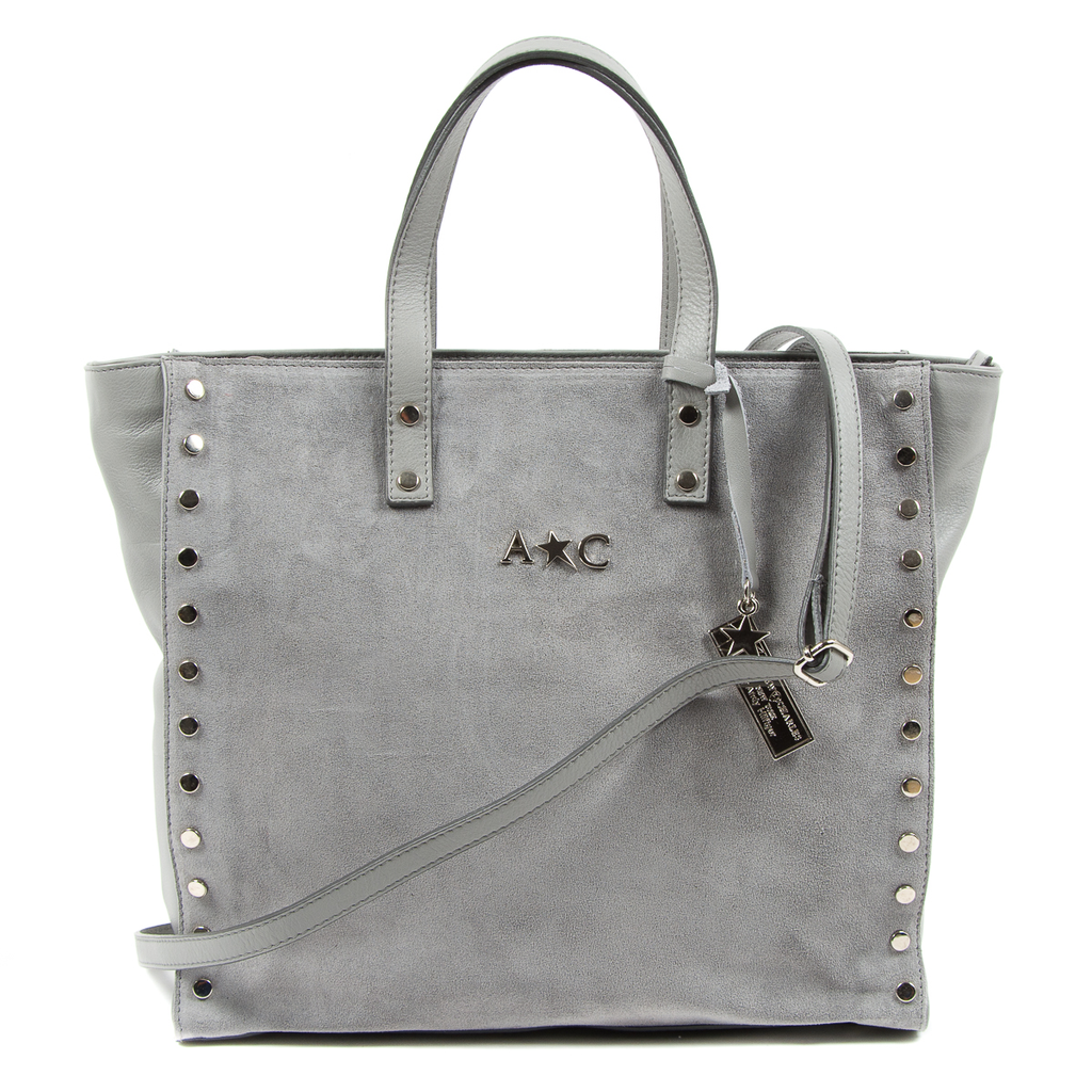 Bolso de mano Andrew Charles para mujer, gris, JENNER