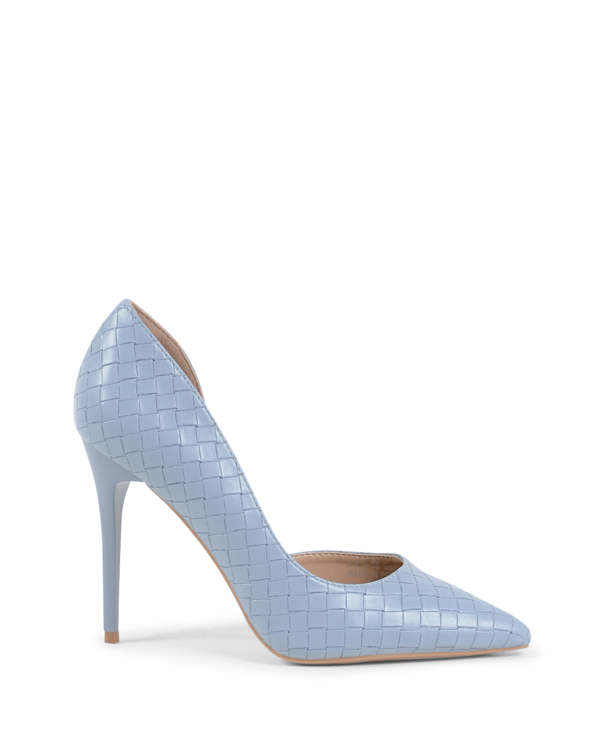19V69 Italia - Zapatos de salón abiertos para mujer, color azul, V81858 AZUL