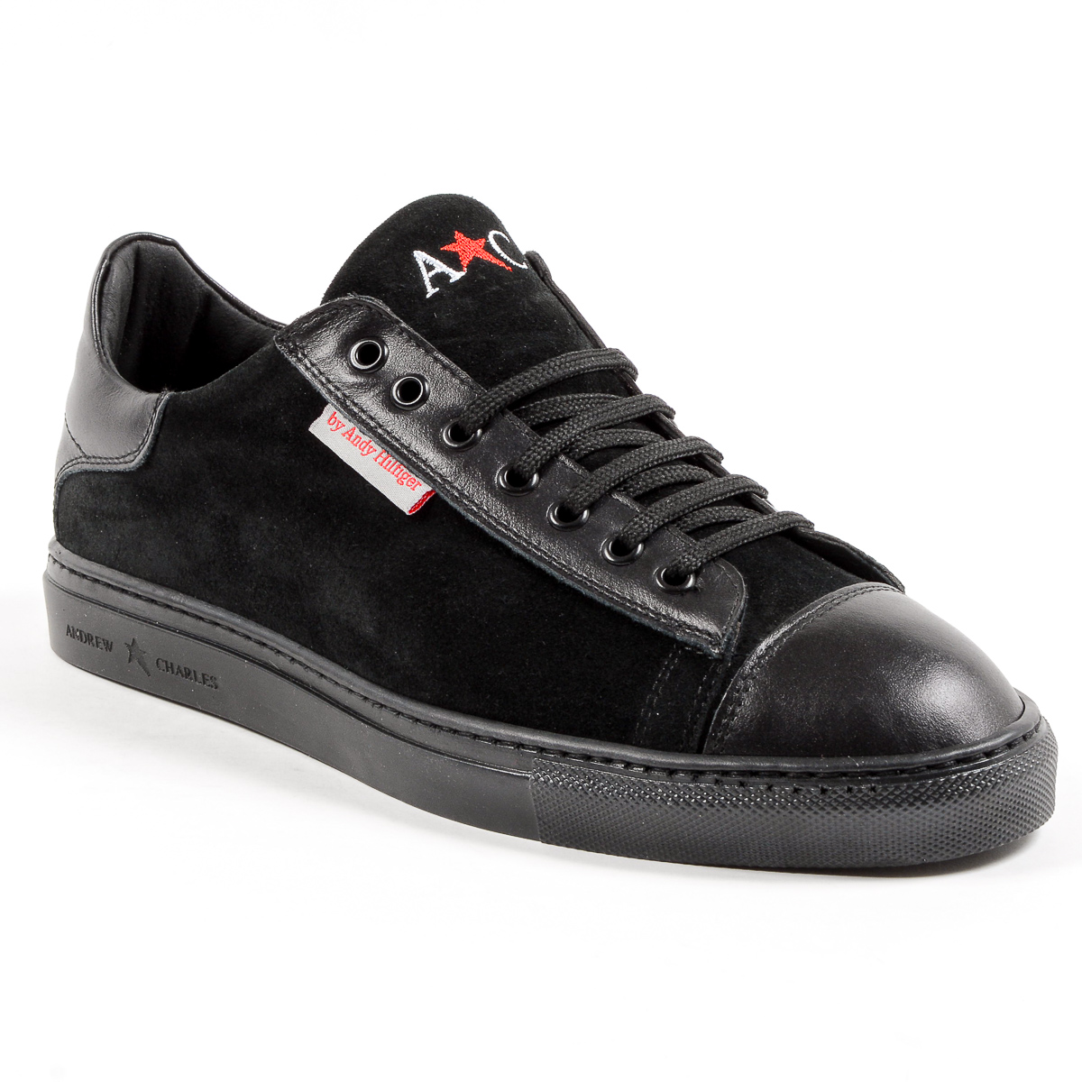 Andrew Charles Mens Sneaker Black TOM