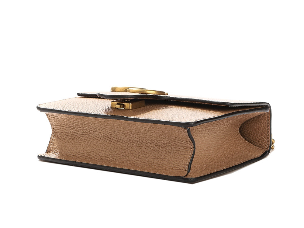 Bolso de hombro de piel GG Marmont