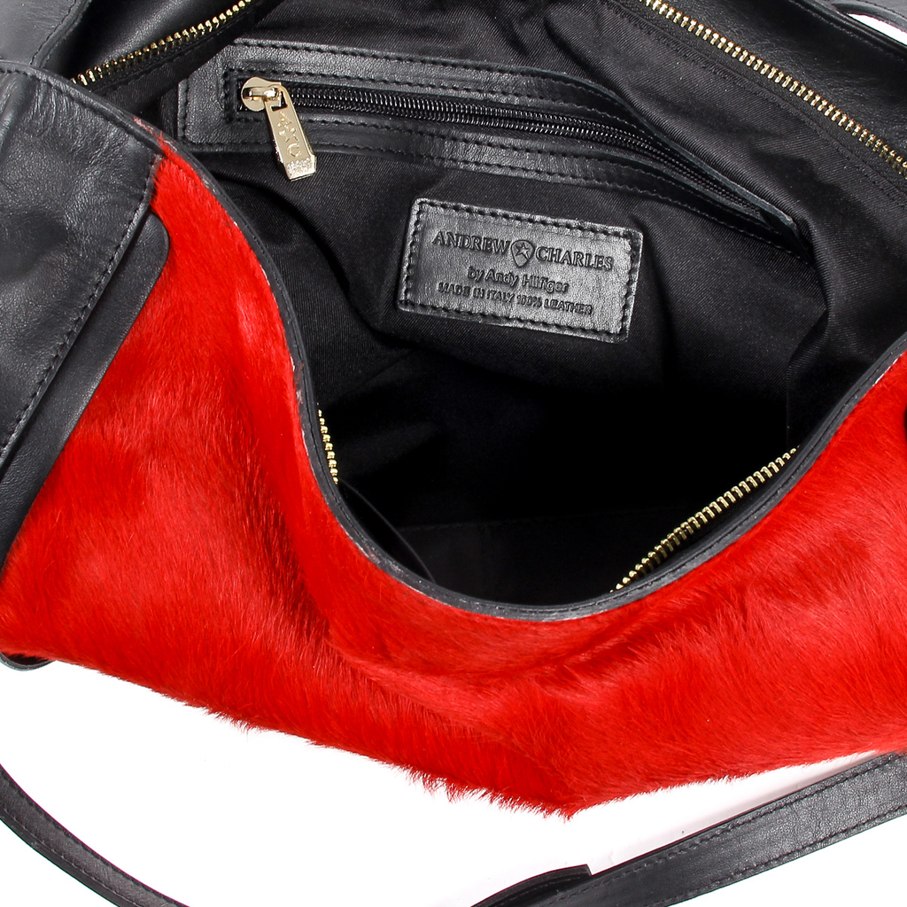 Andrew Charles Womens Handbag Black ROXANE