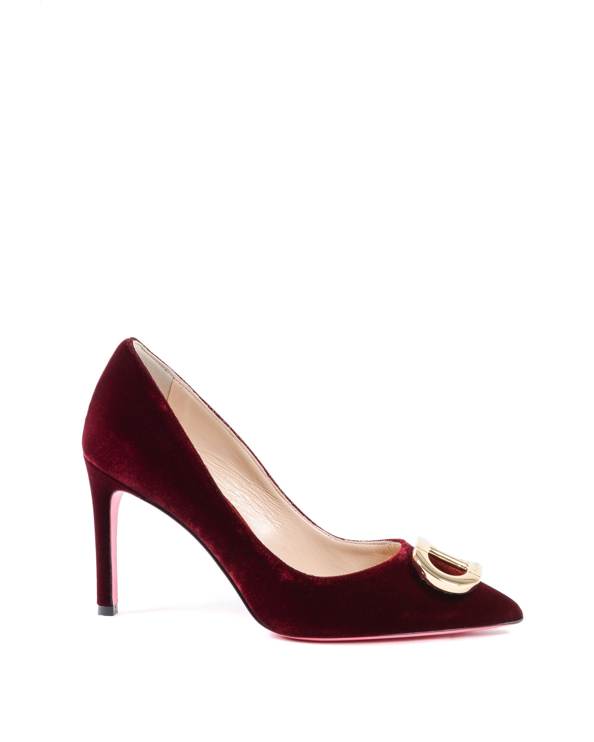 Zapatos de salón de terciopelo para fiesta de oficina Ruby