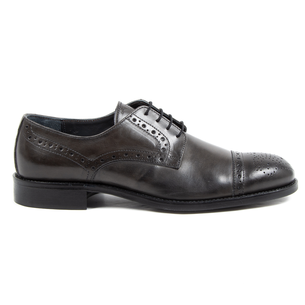 V 1969 Italia - Zapatos brogue para hombre, gris oscuro, LUKE