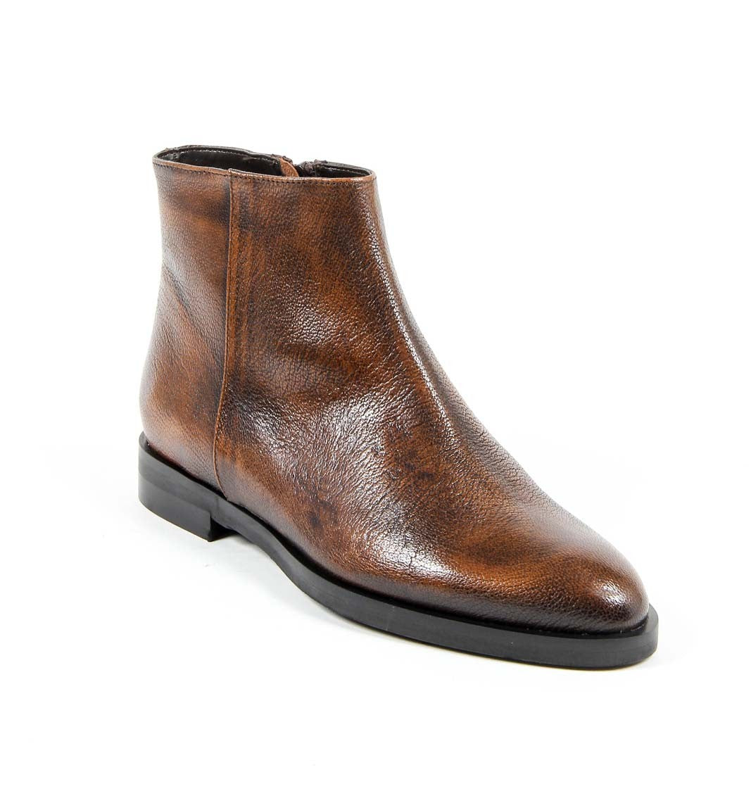 V 1969 Italia Botines para mujer B1993 VITELLO BOTTOLATO RUST