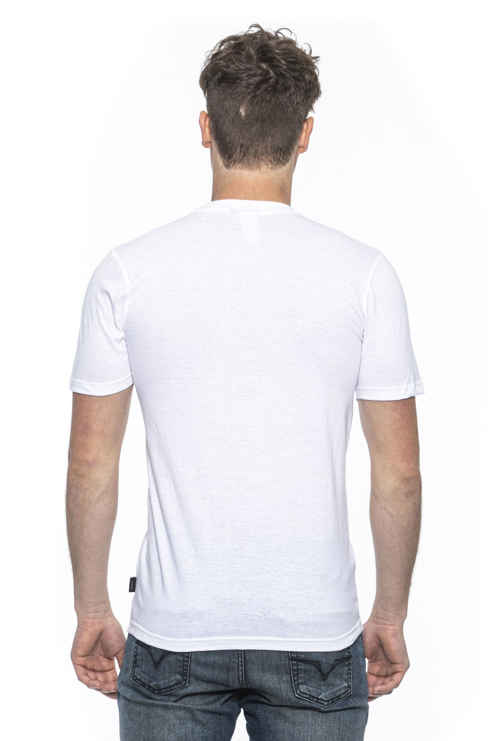 Camiseta Italia para hombre 19V69 Blanca RAYAN WHITE