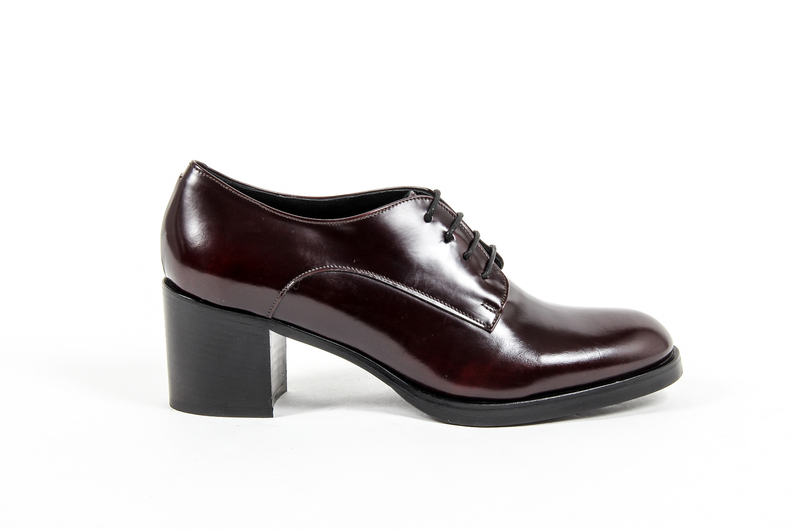 V 1969 Italia Womens Heeled Oxford Shoe Bordeaux RITZ