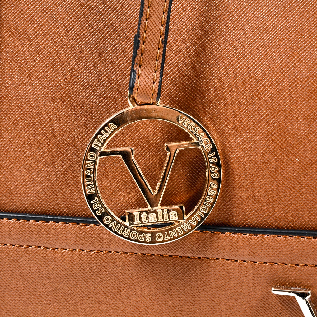 V 1969 Italia Womens Handbag Brown GIL