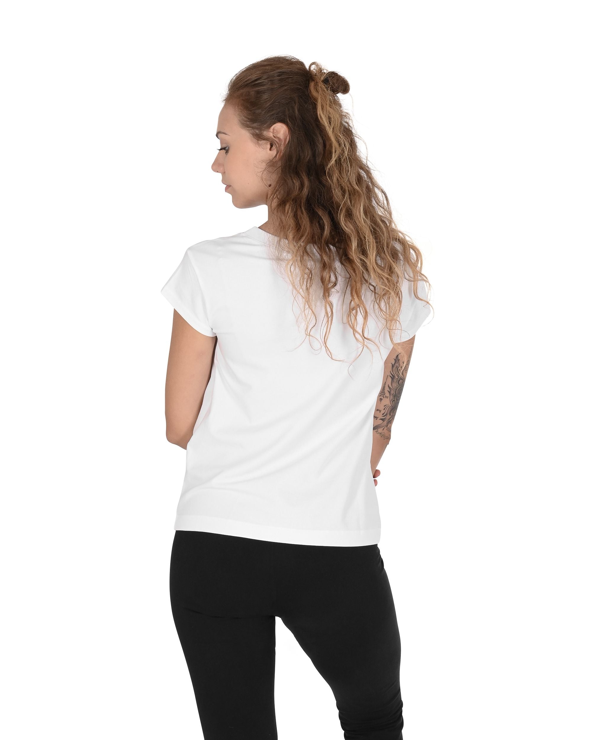 Camiseta de mujer Love Moschino W 4 F30 2O E 2264 A00 BLANCO ÓPTICO