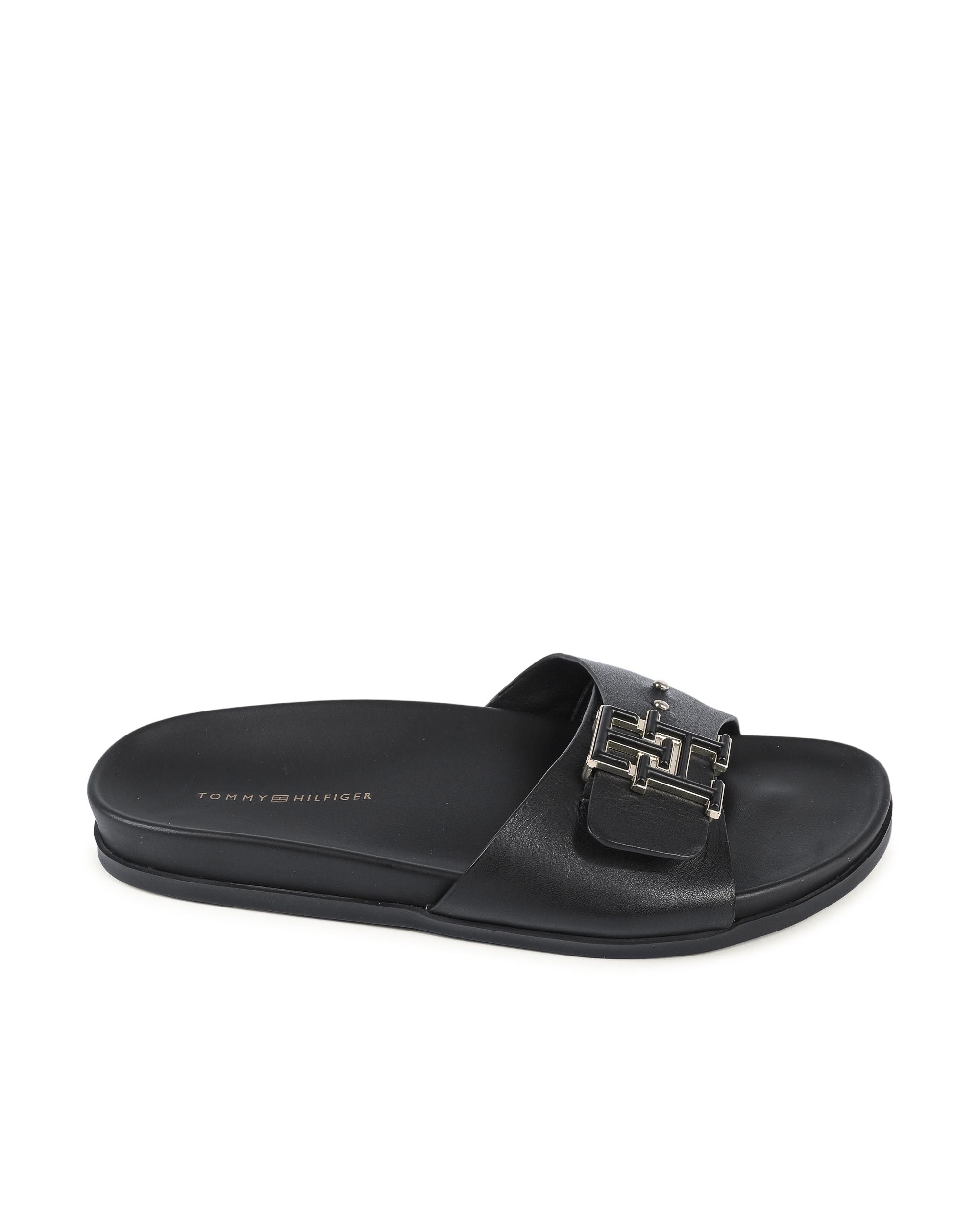 Sandalias Tommy Hilfiger para mujer negras FW0FW07940BDS