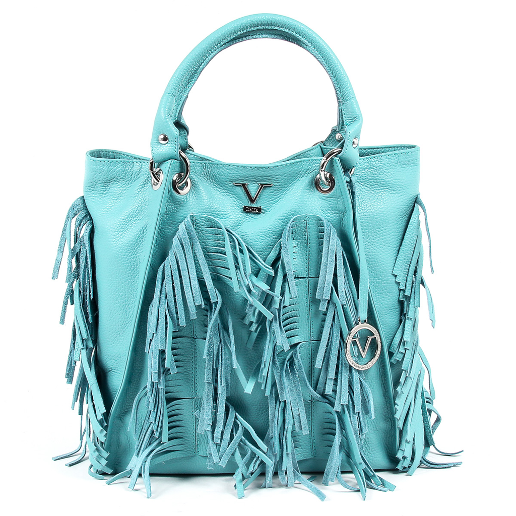 V 1969 Italia Womens Handbag Light Blue ZURIGO