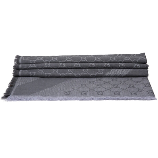 Bufanda Gucci para hombre 70x195 gris
