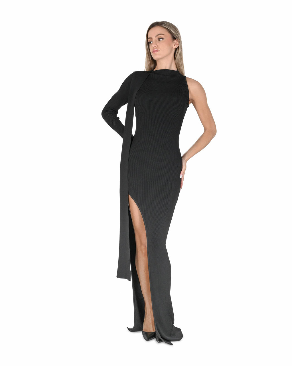 Vestido de mujer David Koma AW24DKKN22DL NEGRO 801
