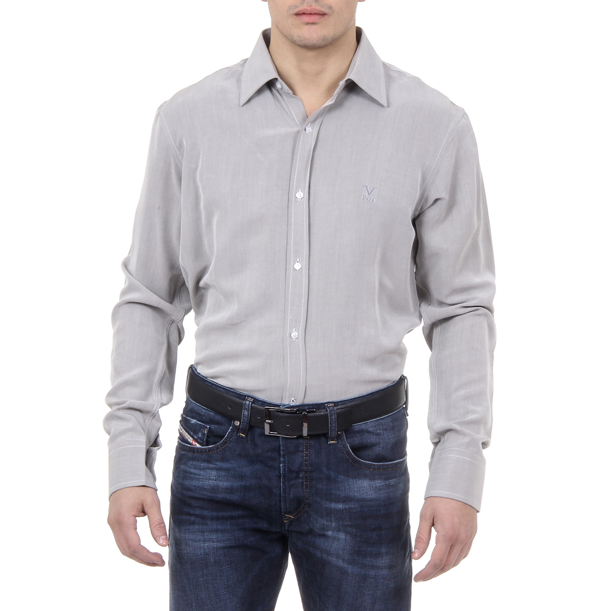 Camisa de cuello clásico para hombre V 1969 Italia 377 ART. 420