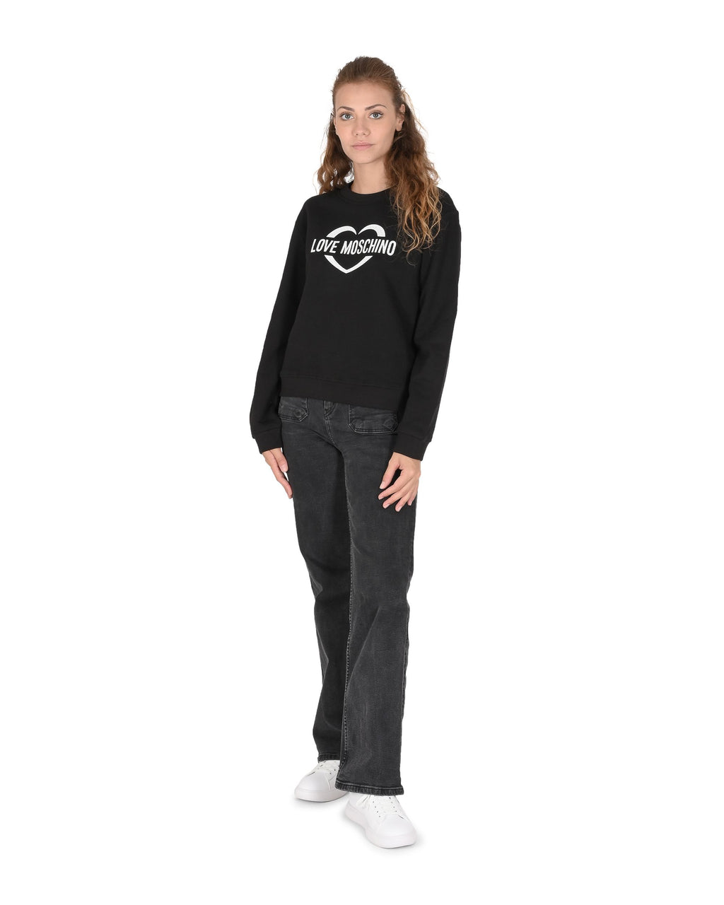 Sudadera Love Moschino para mujer W 6 306 55 M 4055 C74 NEGRO