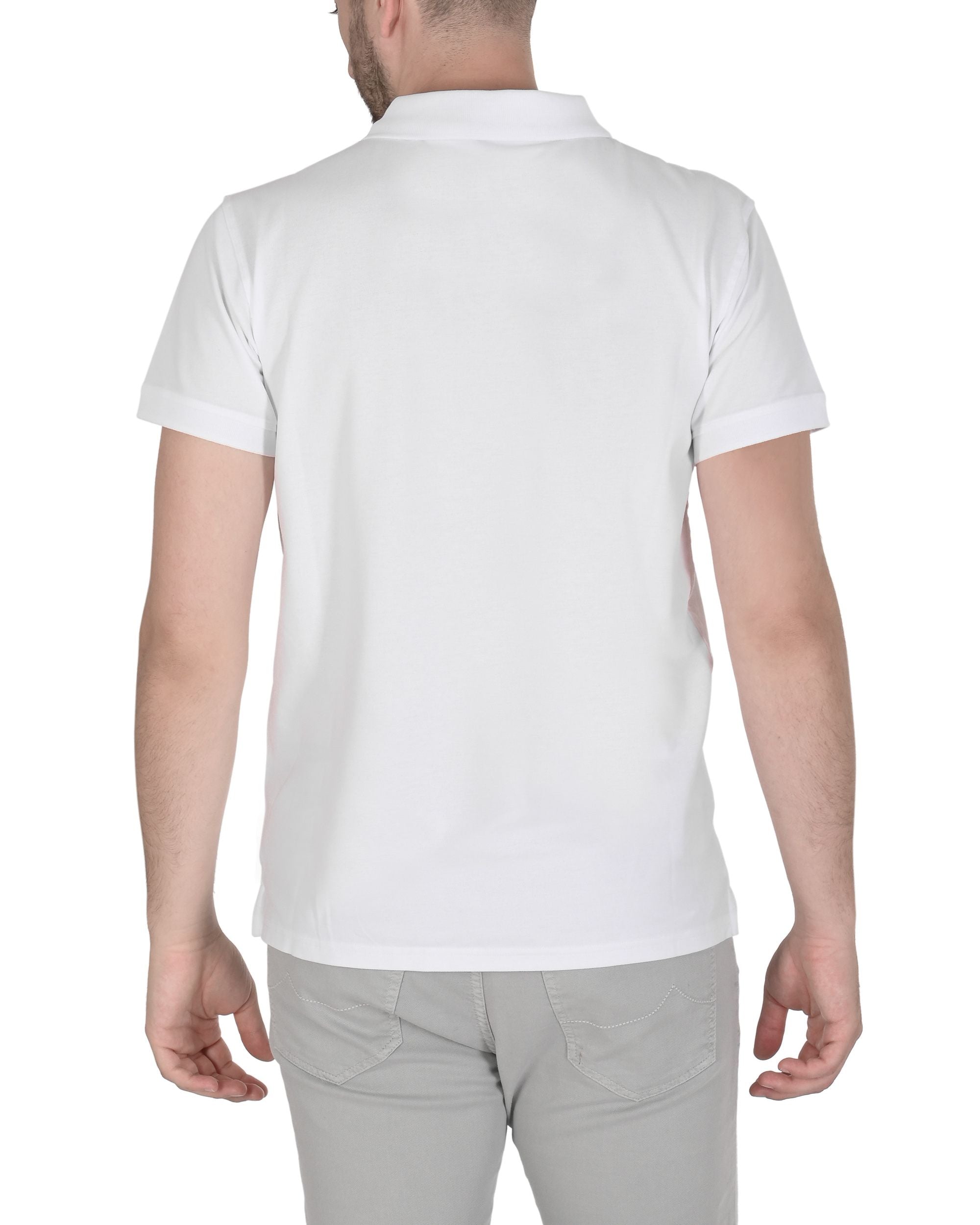 19V69 Italia Polo para hombre VSC1MPL01 BLANCO